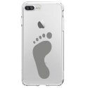 TPU0IP7PLUSPIED - Coque souple pour Apple iPhone 7 Plus avec impression Motifs empreinte de pied
