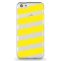 TPU0IPHONE5CBANDESJAUNES - Coque souple pour Apple iPhone 5C avec impression Motifs bandes jaunes