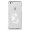 TPU0IPHONE5CDRAGONTRIBAL - Coque souple pour Apple iPhone 5C avec impression Motifs dragon tribal