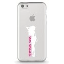 TPU0IPHONE5CSOSEXYBLANC - Coque souple pour Apple iPhone 5C avec impression Motifs So Sexy blanche