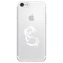 TPU0IPHONE7DRAGONTRIBAL - Coque souple pour Apple iPhone 7 avec impression Motifs dragon tribal