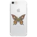 TPU0IPHONE7PAPILLONSEUL - Coque souple pour Apple iPhone 7 avec impression Motifs papillon psychédélique