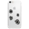 TPU0IPHONE7TROUBALLE - Coque souple pour Apple iPhone 7 avec impression Motifs impacts de balles