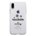 TPU0IPHONEXRACLETTECOMING - Coque souple pour Apple iPhone X avec impression Motifs raclette is coming
