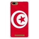 TPU0LENNY3DRAPTUNISIE - Coque souple pour Wiko Lenny 3 avec impression Motifs drapeau de la Tunisie