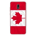 TPU0LENNY5DRAPCANADA - Coque souple pour Wiko Lenny 5 avec impression Motifs drapeau du Canada