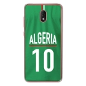 TPU0LENNY5MAILLOTALGERIE - Coque souple pour Wiko Lenny 5 avec impression Motifs Maillot de Football Algérie