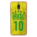 TPU0LENNY5MAILLOTBRESIL - Coque souple pour Wiko Lenny 5 avec impression Motifs Maillot de Football Brésil