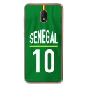 TPU0LENNY5MAILLOTSENEGAL - Coque souple pour Wiko Lenny 5 avec impression Motifs Maillot de Football Sénégal