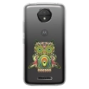 TPU0MOTOCPLUSCHOUETTE - Coque souple pour Motorola Moto C Plus avec impression Motifs chouette psychédélique