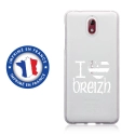 TPU0NOKIA31DRAPBREIZH - Coque souple pour Nokia 3-1 avec impression Motifs drapeau Breton I Love Breizh
