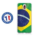 TPU0NOKIA31DRAPBRESIL - Coque souple pour Nokia 3-1 avec impression Motifs drapeau du Brésil