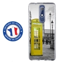 TPU0NOKIA51CABINEUKJAUNE - Coque souple pour Nokia 5-1 avec impression Motifs cabine téléphonique UK jaune
