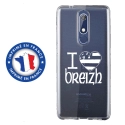 TPU0NOKIA51DRAPBREIZH - Coque souple pour Nokia 5-1 avec impression Motifs drapeau Breton I Love Breizh