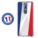 TPU0NOKIA51DRAPFRANCE - Coque souple pour Nokia 5-1 avec impression Motifs drapeau de la France