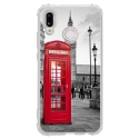 TPU0P20LITECABINEUK - Coque souple pour Huawei P20 Lite avec impression Motifs cabine téléphonique UK rouge