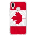 TPU0P20LITEDRAPCANADA - Coque souple pour Huawei P20 Lite avec impression Motifs drapeau du Canada