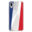 TPU0P20LITEDRAPFRANCE - Coque souple pour Huawei P20 Lite avec impression Motifs drapeau de la France