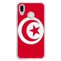 TPU0P20LITEDRAPTUNISIE - Coque souple pour Huawei P20 Lite avec impression Motifs drapeau de la Tunisie
