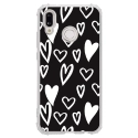 TPU0P20LITELOVE2 - Coque souple pour Huawei P20 Lite avec impression Motifs Love coeur 2