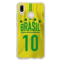 TPU0P20LITEMAILLOTBRESIL - Coque souple pour Huawei P20 Lite avec impression Motifs Maillot de Football Brésil