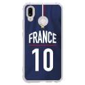 TPU0P20LITEMAILLOTFRANCE - Coque souple pour Huawei P20 Lite avec impression Motifs Maillot de Football France