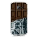 TPU0S7390CHOCOLAT - Coque Souple en gel transparente pour Galaxy Trend Lite avec impression Motifs tablette de chocolat