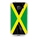 TPU0S7390DRAPJAMAIQUE - Coque Souple en gel transparente pour Galaxy Trend Lite avec impression Motifs drapeau de la Jamaïq