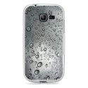 TPU0S7390GOUTTEEAU - Coque Souple en gel transparente pour Galaxy Trend Lite avec impression Motifs gouttes d'eau