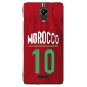 TPU0TOMMY2MAILLOTMAROC - Coque souple pour Wiko Tommy 2 avec impression Motifs Maillot de Football Maroc