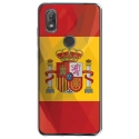 TPU0VIEW2DRAPESPAGNE - Coque souple pour Wiko View 2 avec impression Motifs drapeau de l'Espagne