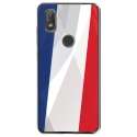 TPU0VIEW2DRAPFRANCE - Coque souple pour Wiko View 2 avec impression Motifs drapeau de la France