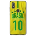 TPU0VIEW2MAILLOTBRESIL - Coque souple pour Wiko View 2 avec impression Motifs Maillot de Football Brésil