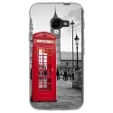 TPU0XCOVER4CABINEUK - Coque souple pour Samsung Galaxy XCover 4 avec impression Motifs cabine téléphonique UK rouge