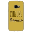 TPU0XCOVER4CHIEUSEOR - Coque souple pour Samsung Galaxy XCover 4 avec impression Motifs Chieuse d'Amour or