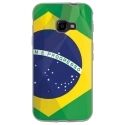 TPU0XCOVER4DRAPBRESIL - Coque souple pour Samsung Galaxy XCover 4 avec impression Motifs drapeau du Brésil