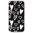 TPU0XCOVER4LOVE2 - Coque souple pour Samsung Galaxy XCover 4 avec impression Motifs Love coeur 2
