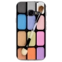 TPU0XCOVER4MAQUILLAGE - Coque souple pour Samsung Galaxy XCover 4 avec impression Motifs palette de maquillage