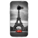 TPU0XCOVER4PARIS2CV - Coque souple pour Samsung Galaxy XCover 4 avec impression Motifs Paris et 2CV rouge