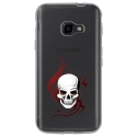 TPU0XCOVER4SKULLTRIBAL - Coque souple pour Samsung Galaxy XCover 4 avec impression Motifs tête de mort sur fond tribal