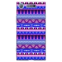 TPU0XPERIAXZ1AZTEQUEBLEUVIO - Coque souple pour Sony Xperia XZ1 avec impression Motifs aztèque bleu et violet