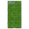 TPU0XPERIAXZ1TERRAINFOOT - Coque souple pour Sony Xperia XZ1 avec impression Motifs terrain de football