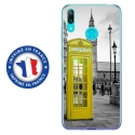 TPU0Y62019CABINEUKJAUNE - Coque souple pour Huawei Y6 (2019) avec impression Motifs cabine téléphonique UK jaune