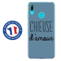 TPU0Y62019CHIEUSEBLEU - Coque souple pour Huawei Y6 (2019) avec impression Motifs Chieuse d'Amour bleu