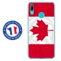 TPU0Y62019DRAPCANADA - Coque souple pour Huawei Y6 (2019) avec impression Motifs drapeau du Canada