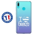 TPU0Y72019DRAPBREIZH - Coque souple pour Huawei Y7 (2019) avec impression Motifs drapeau Breton I Love Breizh