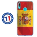 TPU0Y72019DRAPESPAGNE - Coque souple pour Huawei Y7 (2019) avec impression Motifs drapeau de l'Espagne