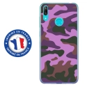 TPU0Y72019MILITAIREROSE - Coque souple pour Huawei Y7 (2019) avec impression Motifs Camouflage militaire rose