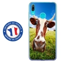 TPU0Y72019VACHE - Coque souple pour Huawei Y7 (2019) avec impression Motifs vache