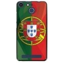 TPU150FHELIUMDRAPPORTUGAL - Coque souple pour Archos 50F Helium avec impression Motifs drapeau du Portugal